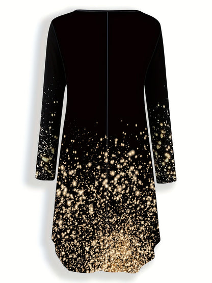 Smooth Silhouette Midi Dress