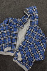 Reversible Plaid Full Zip Hoodie