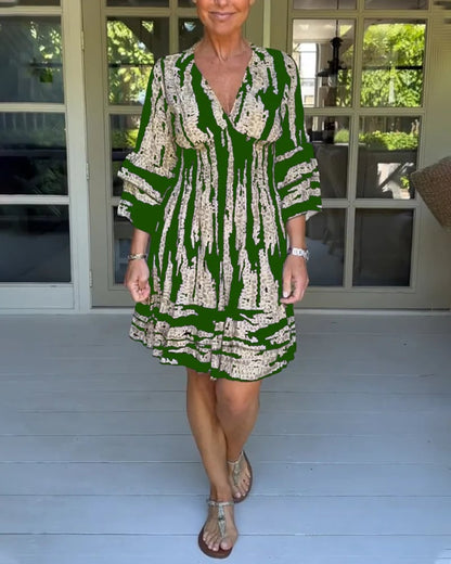 V-neck dress