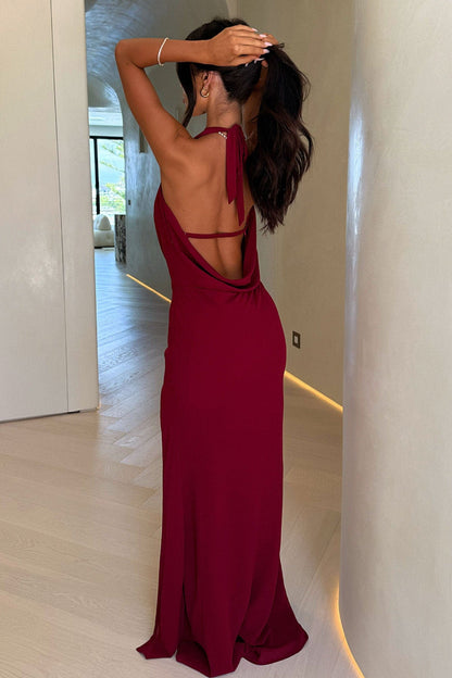 Nerida Halter Maxi Dress
