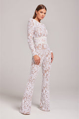 TAYA - LACE CORSET JUMPSUIT