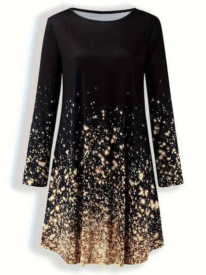 Smooth Silhouette Midi Dress