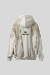 Fleece Lined Deconstructed Washed Coat