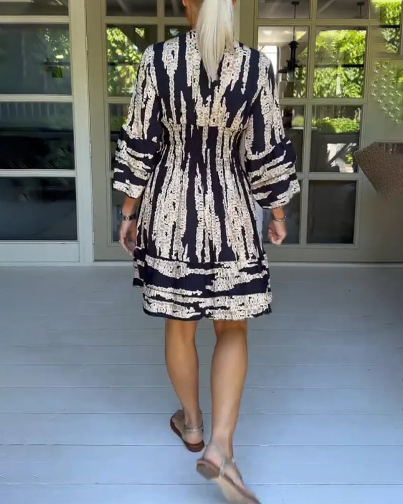 V-neck dress
