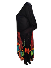 Smooth Silhouette Midi Dress