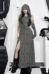 Wasteland Hooded Gothic Dress
