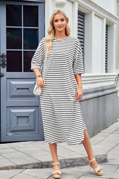 Lovelet StripeEase Midi Dress