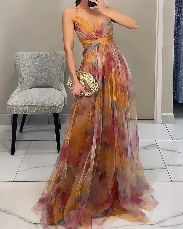 Sophia's Chic Halter Dress