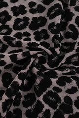 Sheer Vintage Leopard Crop Top