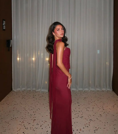 Strapless Bodycon Maxi Dress