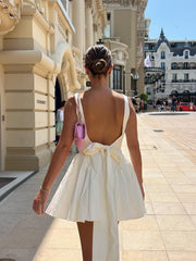 Open Back Short Dress