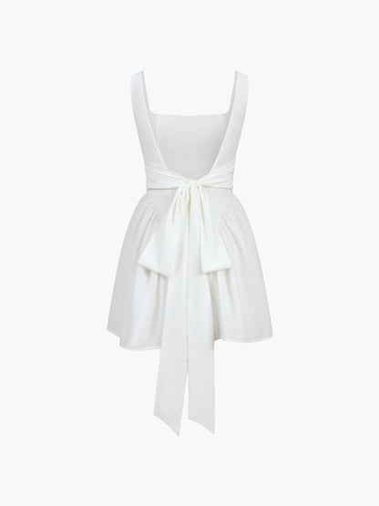 Open Back Short Dress