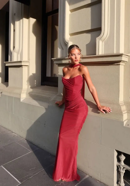 Strapless Bodycon Maxi Dress