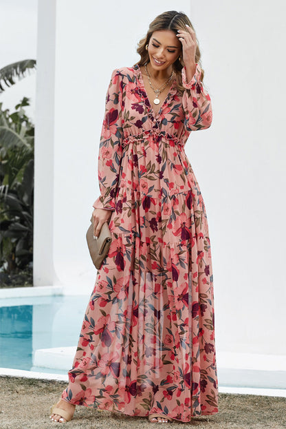 Elarose BloomWhirl Maxi Dress
