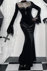 Spider Lace Gothic Dress