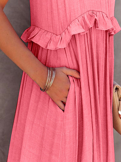 Seravelle CascadeBloom Maxi Dress