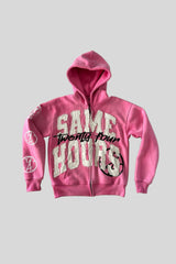 Same Hours Varsity Full Zip Hoodie