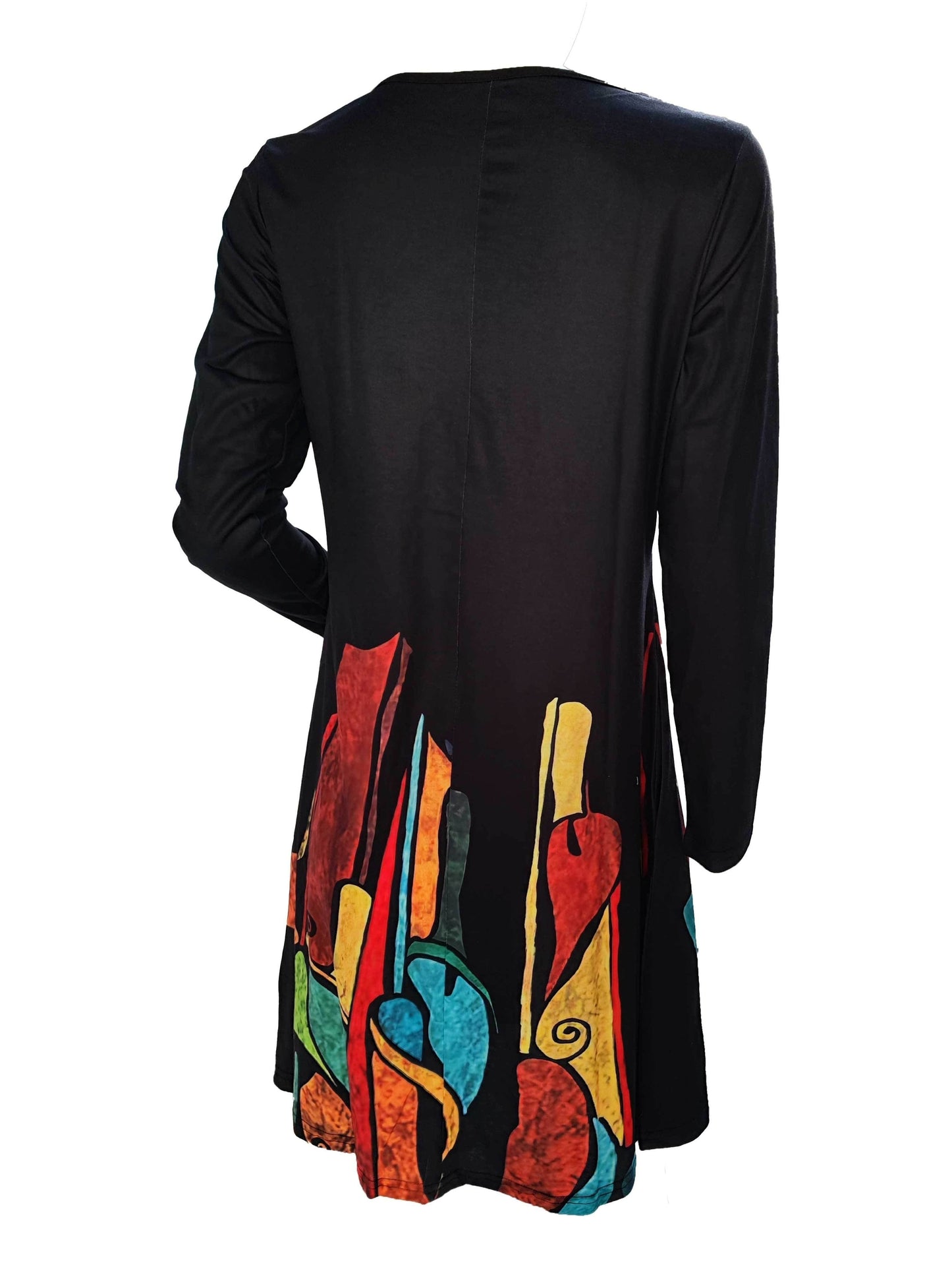 Smooth Silhouette Midi Dress