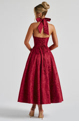ALMIRA - SWEETHEART VINTAGE MIDI DRESS