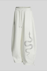 Two Tone Straight Leg Sweatpants