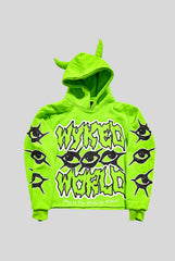 Horned Wicked World Graphic Hoodie