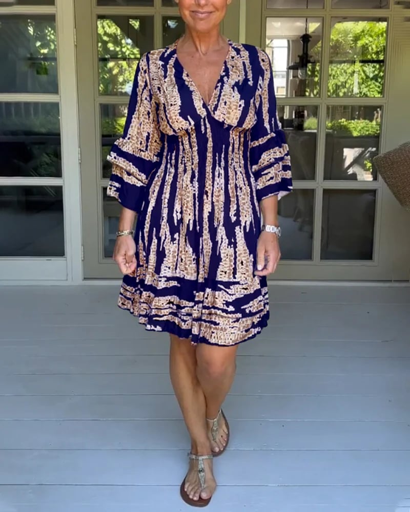 V-neck dress