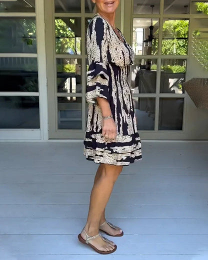 V-neck dress