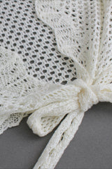 Two Piece Crochet Skirt Cover Up