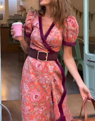 CRISTY - ROMANTIC PINK MAXI OUTFIT