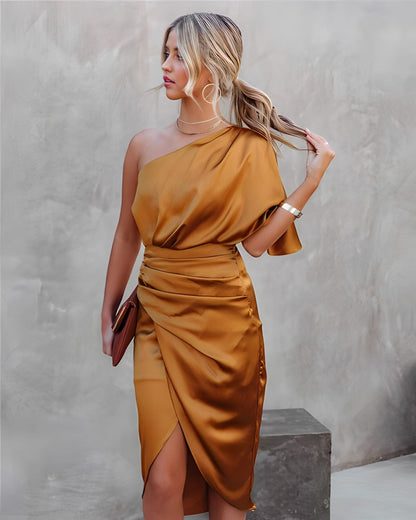 Allegra Elegant silk party dress