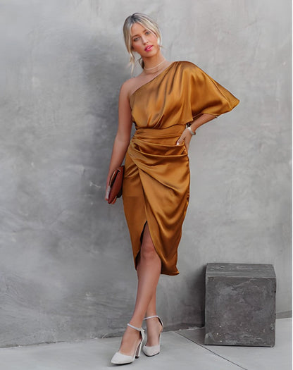 Allegra Elegant silk party dress