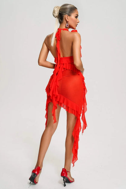 Mesh Midi Dress