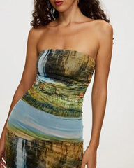 Elvira Falls Stylish Tube Dress