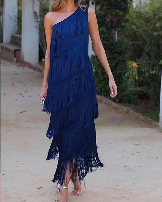 Maya-Off Shoulder elegant dress