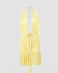 Eulimene Elegant Ruffle Dress