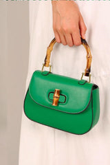 Riva Bamboo Handle Saddle Bag