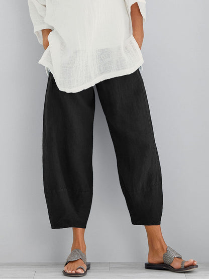 CityHottie - Women's Casual Loose Cotton Pants