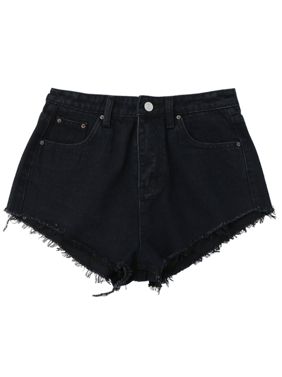 Trendy Denim Cutoffs Mini Shorts