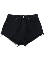 Trendy Denim Cutoffs Mini Shorts