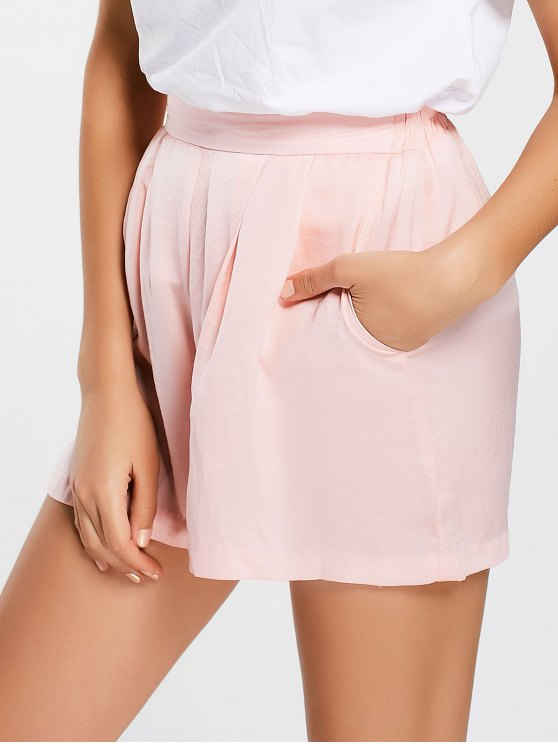 Fashion Cozy High Waisted Wide Legged Shorts