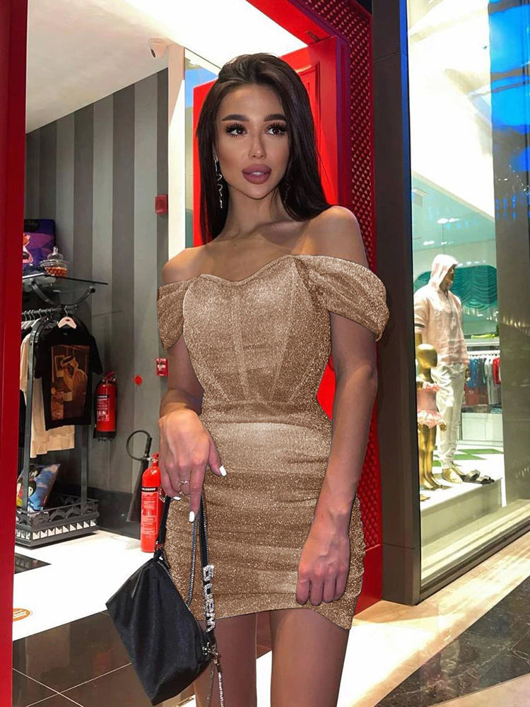 Julia Off The Shoulder Mini Dress