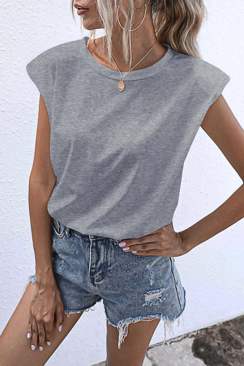 Fashion Casual Solid Patchwork O Neck T-Shirts