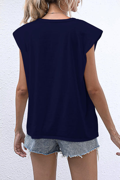 Fashion Casual Solid Patchwork O Neck T-Shirts