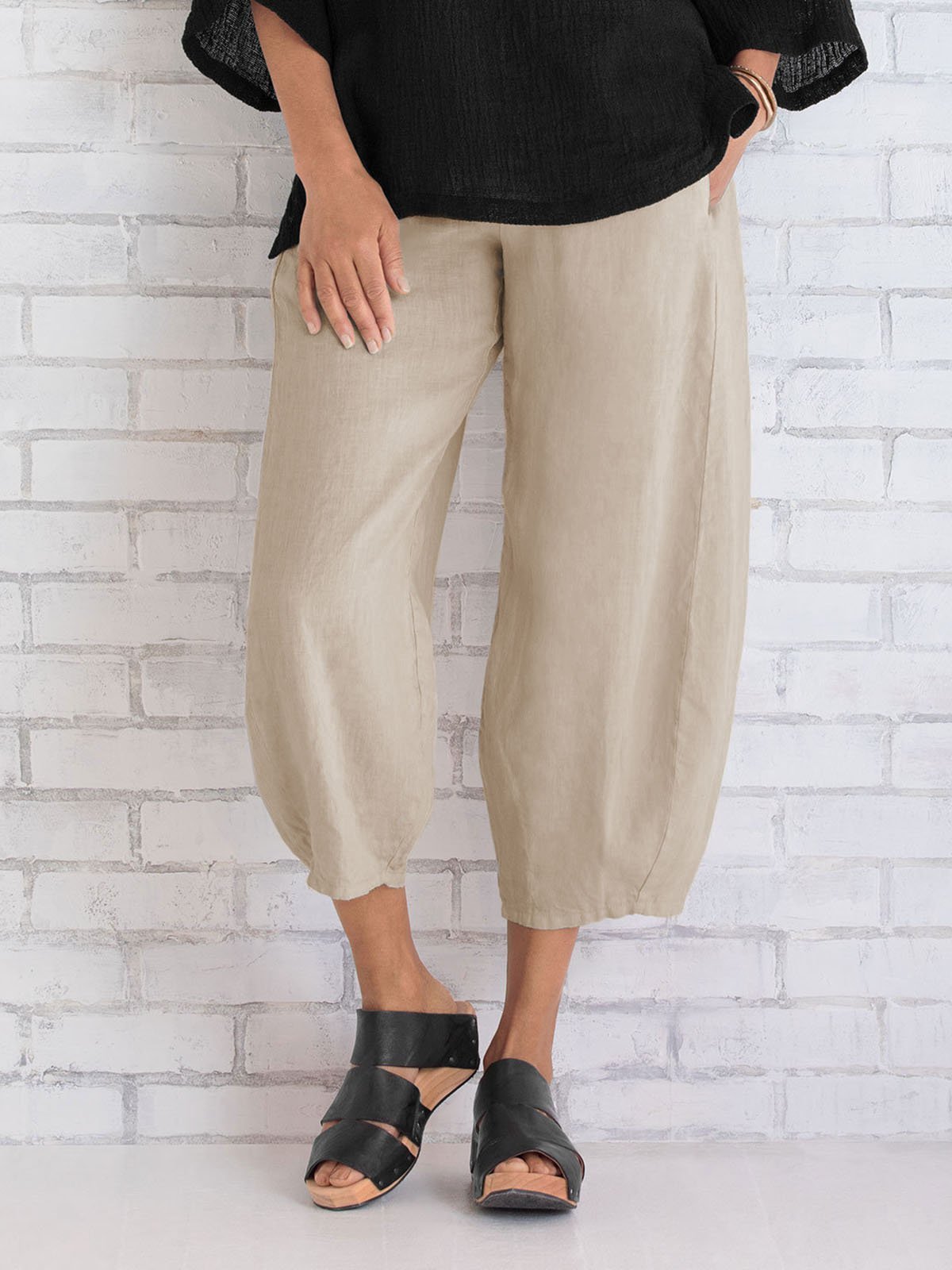 CityHottie - Women's Casual Loose Cotton Pants