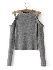 Wonderful Round-neck Sweater Tops