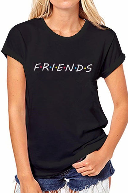 CityHottie colorful letters print T-shirt
