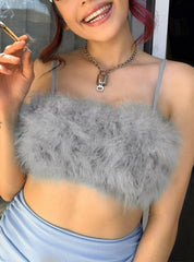 Modern Spaghetti Strap Floral Tank Top