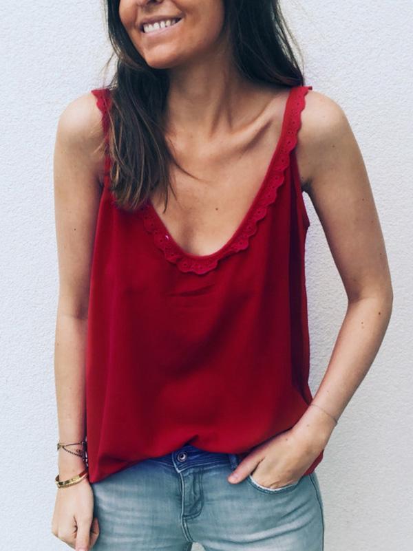 V-neck Sling Vest Top