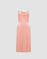 Rebirthed Springs Cowl Maxi Dress