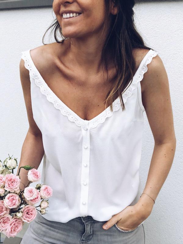 V-neck Sling Vest Top